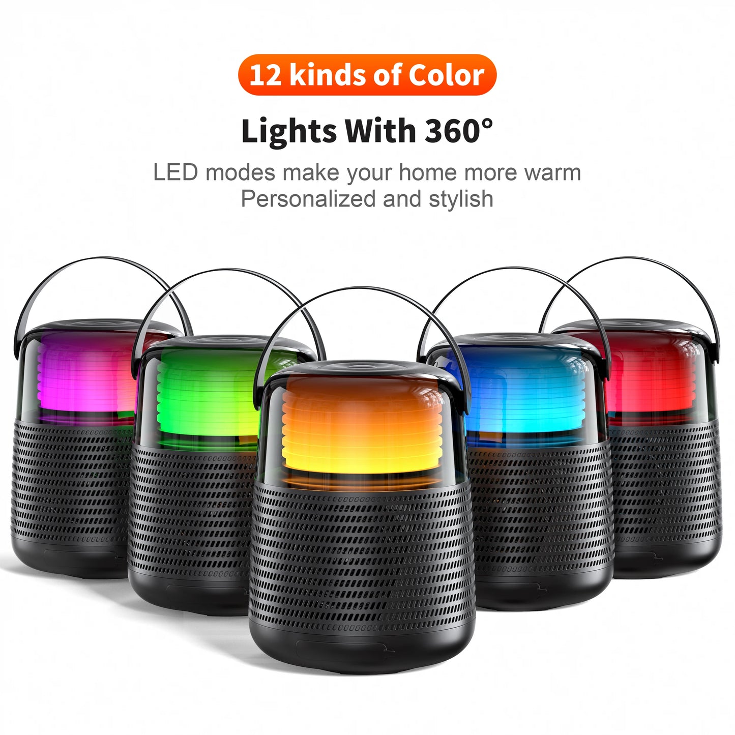 QERE HF55 Bluetooth Speaker with Hi-Res 20W Audio,Wireless HiFi Portable Speaker IPX5 Waterproof,Multiple connection modes,