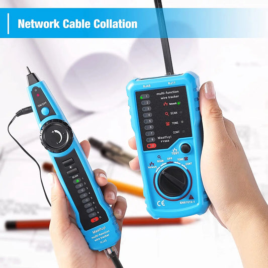 BSIDE FWT11 Network Cable Tester Detector RJ11 RJ45 Cat5 Cat6 Telephone Wire Tracker Tracer Toner Ethernet LAN Line Finder
